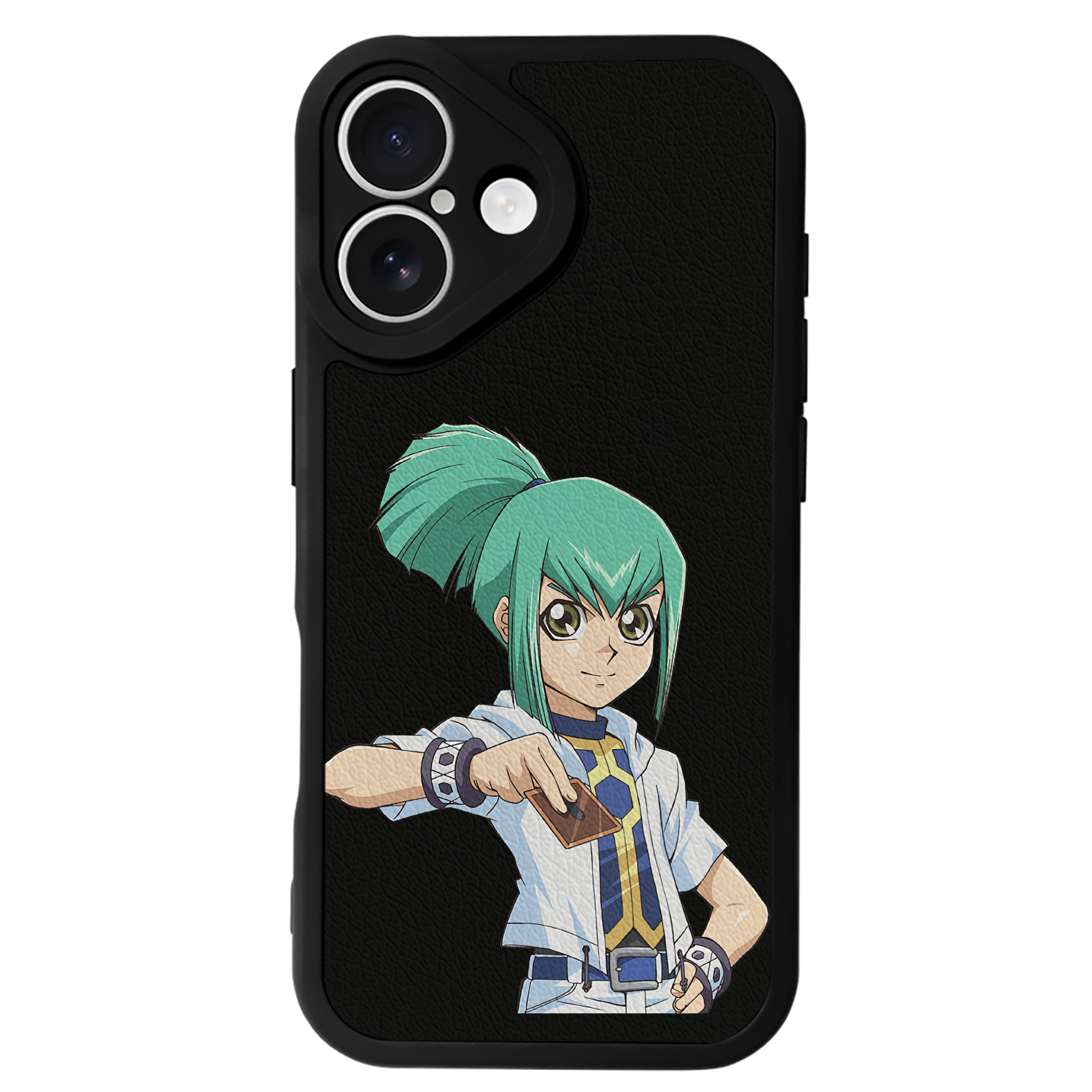 遊☆戯☆王 Yu-Gi-Oh! 【iPhone 16シリーズ対応】シリコンスマホケース（レザー調） 材質：シリコン